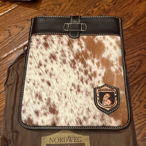 Cowhide iPad case.